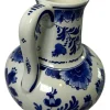 Handbemalte Vase in Blau & Weiß von CM Albers für Royal Delft, 1978