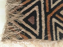 Handgefertigter Kuba Stoff Wandbehang, Demokratische Republik Kongo, 1960er