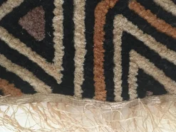 Handgefertigter Kuba Stoff Wandbehang, Demokratische Republik Kongo, 1960er