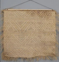 Handgefertigter Kuba Stoff Wandbehang, Demokratische Republik Kongo, 1960er