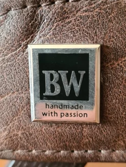 Handgefertigter Schaukelstuhl aus Leder von BW Bielefelder Werkstätten, Deutschland, 2010er