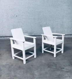 Handgefertigtes Art Deco Kindersessel Set, Belgien, 1920er, 2er Set