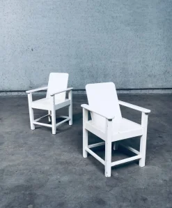 Handgefertigtes Art Deco Kindersessel Set, Belgien, 1920er, 2er Set