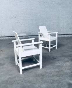 Handgefertigtes Art Deco Kindersessel Set, Belgien, 1920er, 2er Set