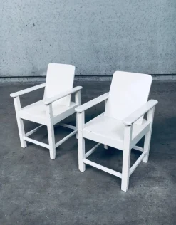 Handgefertigtes Art Deco Kindersessel Set, Belgien, 1920er, 2er Set