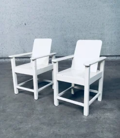 Handgefertigtes Art Deco Kindersessel Set, Belgien, 1920er, 2er Set