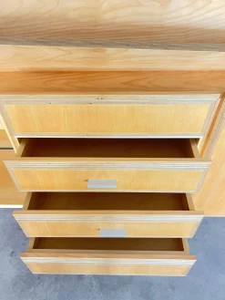 Handgefertigtes asymmetrisches Sideboard, 1980er