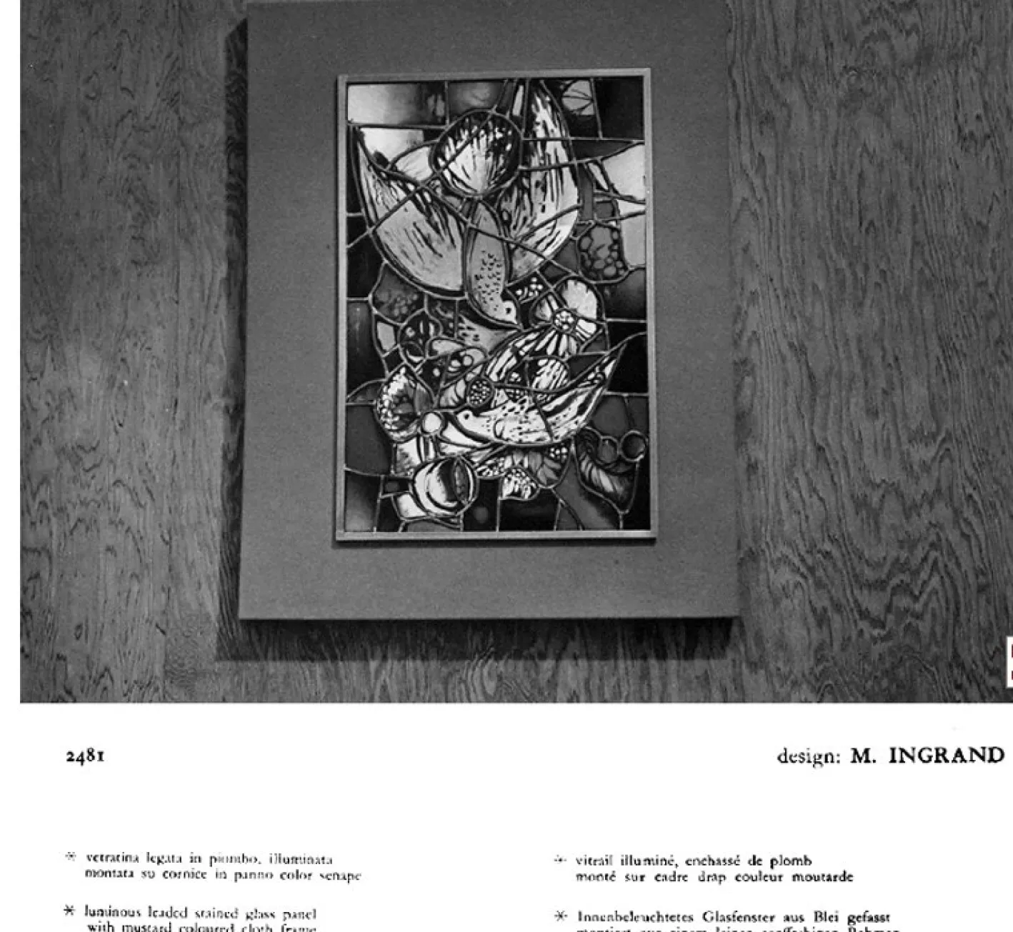 Handgefertigtes Italienisches Künstlerisches Fenster mit Hintergrundbeleuchtung, Madonna, Kind & Engeln, 1960er