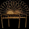 Handgefertigtes Kopfteil aus Bambus und Rattan, Côte Dazur, Frankreich, 1960er