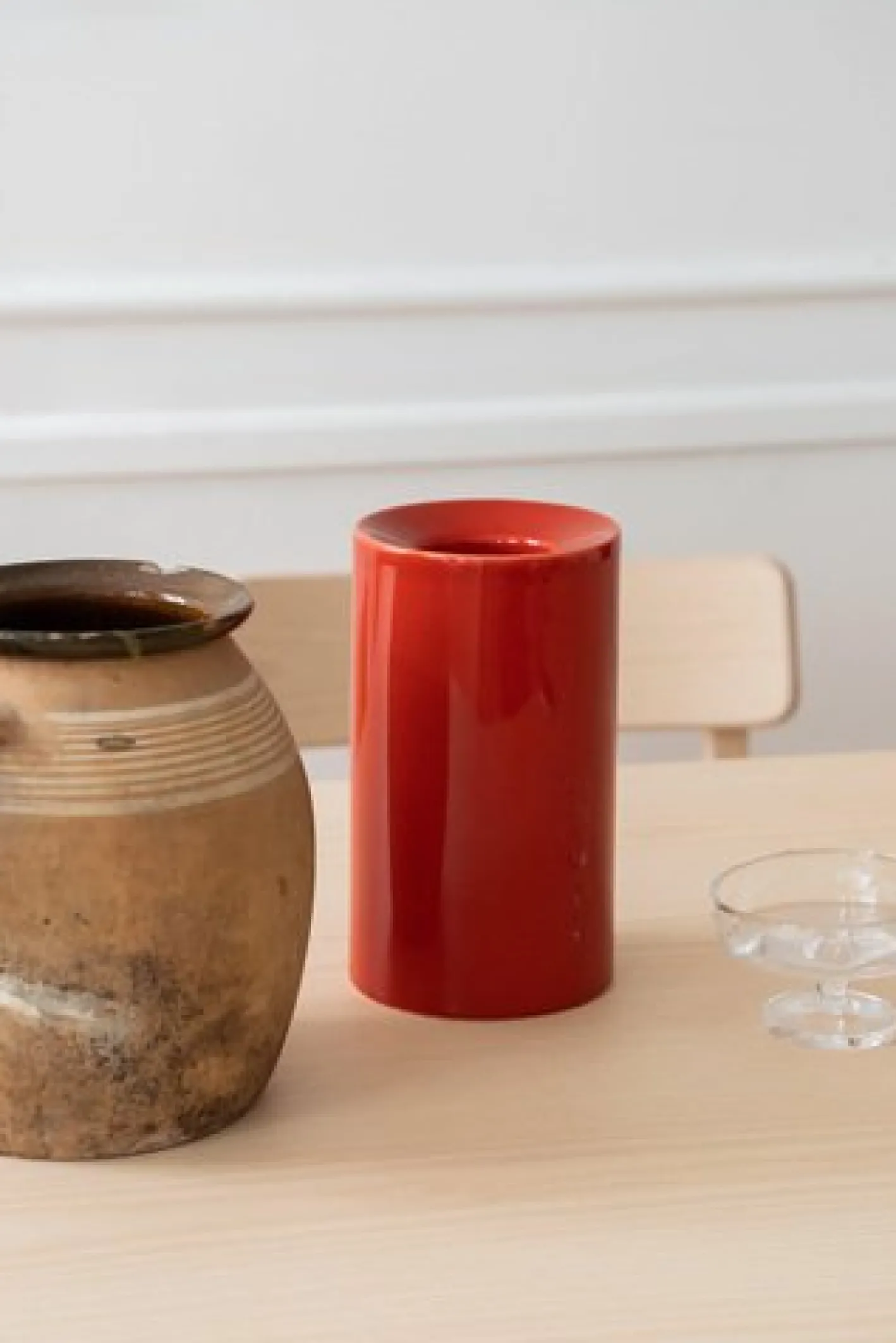 Handgefertigte Torre Vase von Mor Ceramic