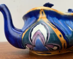 Handgefertigte Vintage Keramik Teekanne von Carlton Ware, England