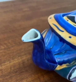 Handgefertigte Vintage Keramik Teekanne von Carlton Ware, England