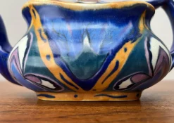 Handgefertigte Vintage Keramik Teekanne von Carlton Ware, England