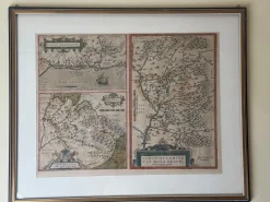 Handgefärbte Gallia Narbonensis Atlaskarte von Abraham Ortelius, 1600
