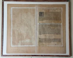 Handgefärbte Gallia Narbonensis Atlaskarte von Abraham Ortelius, 1600