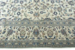Handgeknüpfter Kashan Teppich aus Korken & Wolle, 2000er