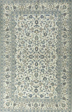 Handgeknüpfter Kashan Teppich aus Korken & Wolle, 2000er