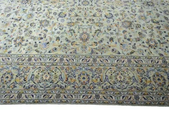 Handgeknüpfter Korkteppich Kashan aus Wolle