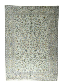 Handgeknüpfter Korkteppich Kashan aus Wolle