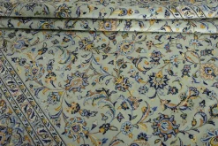 Handgeknüpfter Korkteppich Kashan aus Wolle