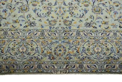 Handgeknüpfter Korkteppich Kashan aus Wolle