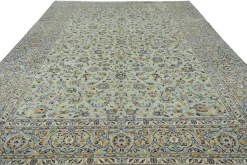 Handgeknüpfter Korkteppich Kashan aus Wolle