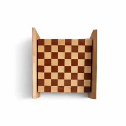 Handgemachtes Schachbrett mit Schachfiguren von Giuseppe Deepak Benti, Satz von 33