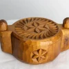 Handgeschnitzte Französische Salzdose aus Cembro Pine, 1950