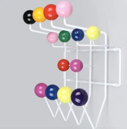 Hang It All Yellow Edition Wandgarderobe von Charles Eames und Ray Eames für Vitra