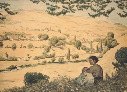 Hans Thoma, Süddeutsche Sommerlandschaft, 1897, Print