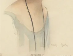 Hartley Davis, Art Deco Portrait, 1924, Lithographie