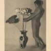 Heinz von Perckhammer, Akt mit Lotus, Original Photogravure, 1928
