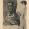 Heinz von Perckhammer, Chinesisches Betendes Mädchen, Original Heliogravüre, 1928