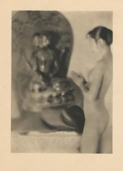 Heinz von Perckhammer, Chinesisches Betendes Mädchen, Original Heliogravüre, 1928