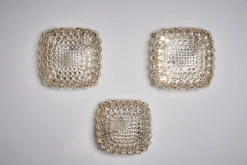Helena Tynell zugeschriebene Modell A 669 Wand- oder Deckenlampe für Limburg Glashütte, 1960er
