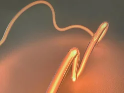 Helium Wandleuchte aus durchscheinendem Glas und Heliumgas von Dace Sūna