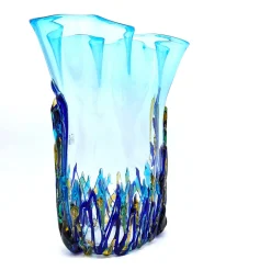 Hellblaue Vase von YourMurano
