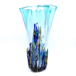 Hellblaue Vase von YourMurano