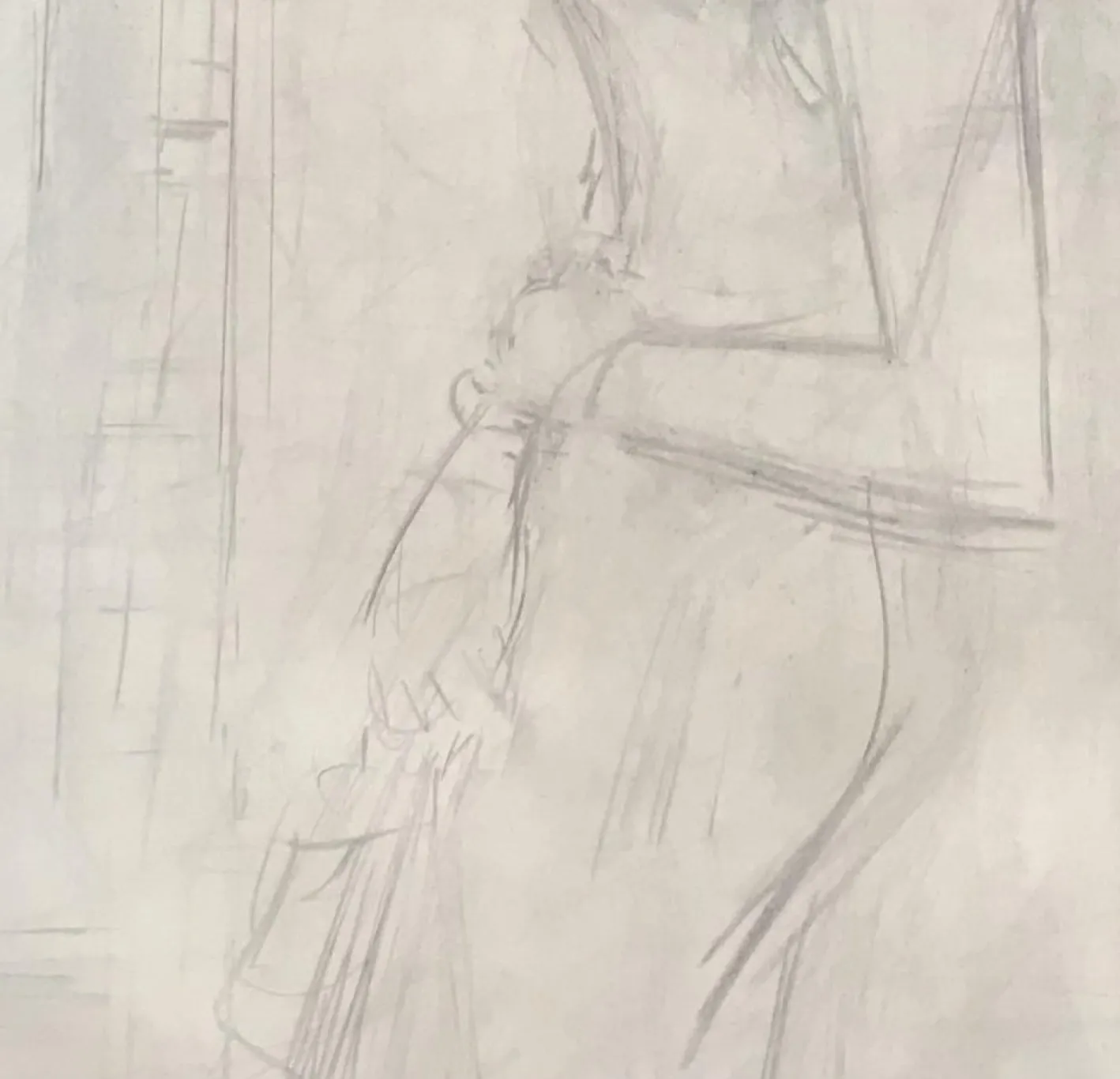 Henri Fehr, En Tenue de Soirée, 1935, Bleistift auf Papier