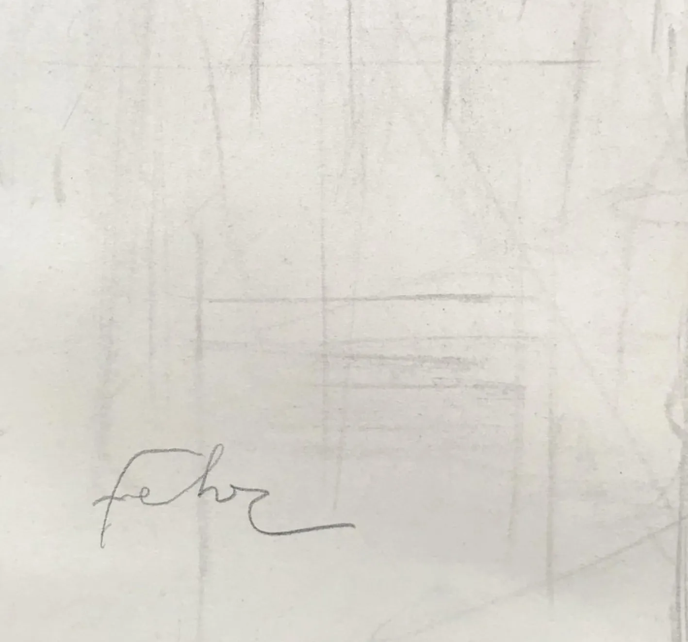 Henri Fehr, En Tenue de Soirée, 1935, Bleistift auf Papier