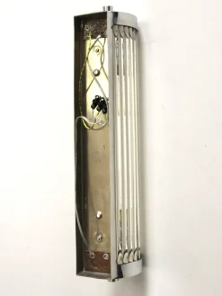 Henri Petitot zugeschriebene Art Deco Wandlampe für Atelier Henri Petitot, 1930er