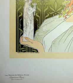 Henri PRIVAT-LIVEMONT, Muse, 1897, Lithographie
