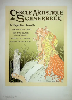 Henri PRIVAT-LIVEMONT, Muse, 1897, Lithographie