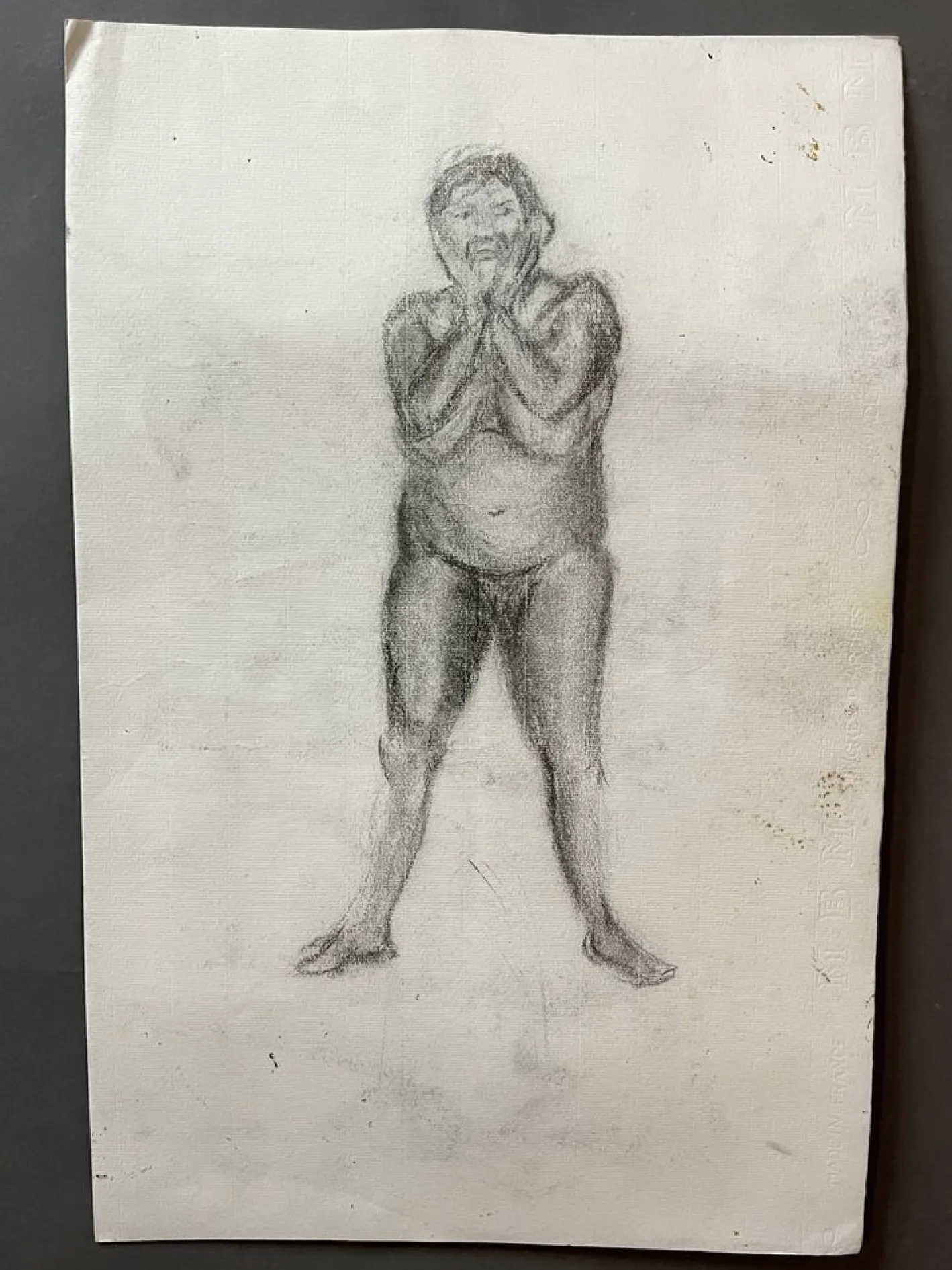 Henry Moore, Akt, 1950er, Bleistiftzeichnung