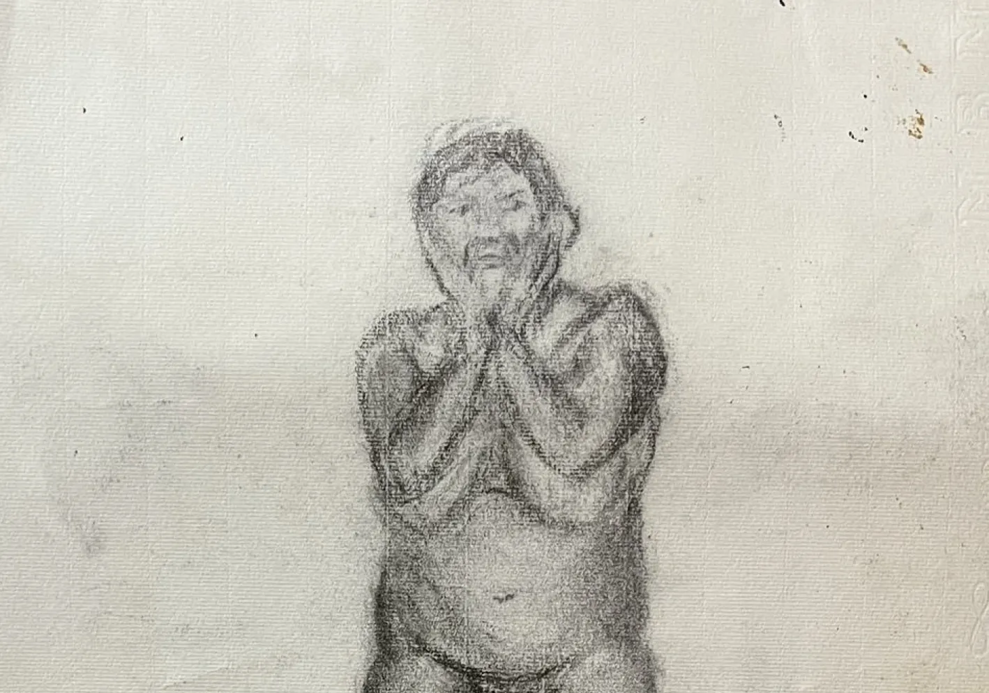 Henry Moore, Akt, 1950er, Bleistiftzeichnung