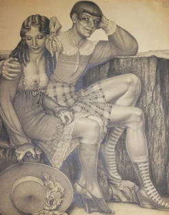 Herbert Rolf Schlegel, Selbstporträt, 1946, Bleistiftzeichnung