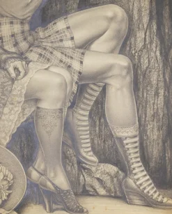 Herbert Rolf Schlegel, Selbstporträt, 1946, Bleistiftzeichnung
