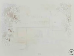 Hermann Paul, Altbau, Originalzeichnung, frühes 20. Jh