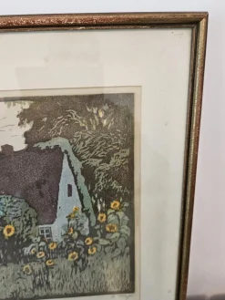 H. Majs, Cottage, 1950er, Lithographie