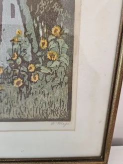 H. Majs, Cottage, 1950er, Lithographie
